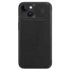 Nillkin Qin Book PRO Plain Leather Pouzdro pro Apple iPhone 15 Classic Black