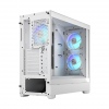 Fractal Design Pop Air RGB White TG Clear Tint/Midi Tower/Transpar./Bílá