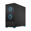 Fractal Design Pop Air RGB Cyan Core TG Clear Tint/Midi Tower/Transpar.