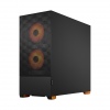 Fractal Design Pop Air RGB Orange Core TG Clear Tint/Midi Tower/Transpar.