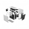 Fractal Design Meshify 2 Nano White TG Clear Tint/Mini ITX/Transpar./Bílá