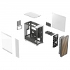 Fractal Design North Chalk White TG Clear Tint/Midi Tower/Transpar./Bílá