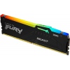 Kingston FURY Beast/DDR5/128GB/5200MHz/CL40/4x32GB/RGB/Black