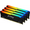 Kingston FURY Beast/DDR4/64GB/3200MHz/CL16/4x16GB/RGB/Black