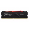 Kingston FURY Beast/DDR4/64GB/3200MHz/CL16/4x16GB/RGB/Black