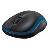 Logitech M185 nano/Kancelářská/Optická/1 000 DPI/Bezdrátová USB/Modrá