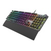 Genesis herní mechanická klávesnice THOR 400/RGB/Kailh Red/Drátová USB/US layout/Černá