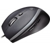 Logitech M500s/Kancelářská/Optická/Pro praváky/4 000 DPI/Drátová USB/Černá-stříbrná