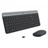 set Logitech slim Wireless MK470 - graphite, US