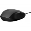 HP 150 Mouse/Kancelářská/Optická/1 600 DPI/Drátová USB/Černá