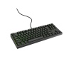 Genesis herní mechanická klávesnice THOR 404/RGB/Gateron Yellow Pro/Drátová USB/US layout/Černá