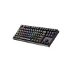 Genesis herní mechanická klávesnice THOR 404/RGB/Gateron Yellow Pro/Drátová USB/US layout/Černá