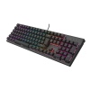 GENESIS mechanická herní klávesnice THOR 303/RGB/Outemu Peach Silent/Drátová USB/US layout/Černá