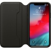 iPhone XS Leather Folio - Black