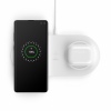 BELKIN Qi dualní podložka, 2x10W s adaptérem, bílá