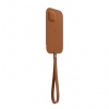 iPhone 12 mini Leather Sleeve wth MagSafe S.Brown