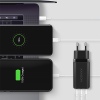 AXAGON ACU-DPQ65, GaN nabíječka do sítě 65W, 3x port (USB-A + dual USB-C), PD3.0/QC4+/PPS/Apple