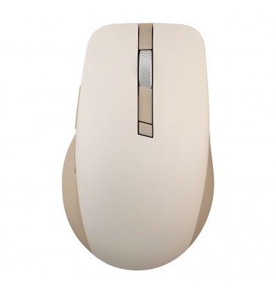 ASUS SmartO Mouse MD200 Silent Plus/Kancelářská/Optická/Pro praváky/4 200 DPI/USB+BT/Béžová