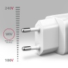 AXAGON ACU-PQ30W, Sil nabíječka do sítě 30W, 2x port (USB-A + USB-C), PD3.0/PPS/QC4+/SFC/AFC/Apple