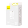 Baseus CCSUPP-E02 Super Si Quick Nabíječka USB + USB-C 30W White