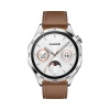 Huawei Watch GT 4/46mm/Silver/Elegant Band/Brown