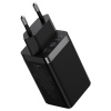 Baseus CCGP120201 GaN5 Pro Quick Nabíječka USB-A + 2x USB-C 65W Black