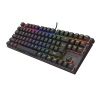 Genesis herní mechanická klávesnice THOR 303/TKL/RGB/Outemu Peach Silent/Drátová USB/US layout/Černá