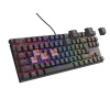 Genesis tichá herní klávesnice THOR 303/TKL/RGB/Outemu Peach/Drátová USB/CZ-SK layout/Černá