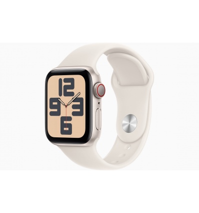 Apple Watch SE Cell/40mm/Starlight/Sport Band/Starlight/-M/L