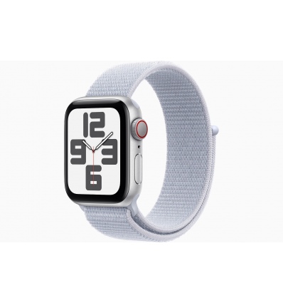 Apple Watch SE Cell/40mm/Silver/Sport Band/Blue Cloud