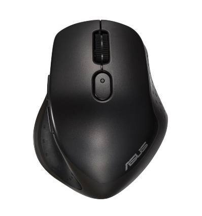 ASUS MW203 Multi-Device Wireless Silent Mouse/Ergonomická/Optická/Pro praváky/2 400 DPI/USB+BT/Černá