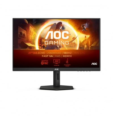 AOC Gaming/Q27G4XN/27"/VA/QHD/180Hz/1ms/Black/3R