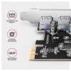 AXAGON PCEU-430RS, PCIe řadič, 4x USB 5Gbps port, SATA napájení, Renesas PD720201, SP