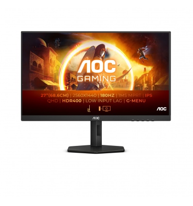 AOC Gaming/Q27G4X/27"/IPS/QHD/180Hz/0,5ms/Black/3R