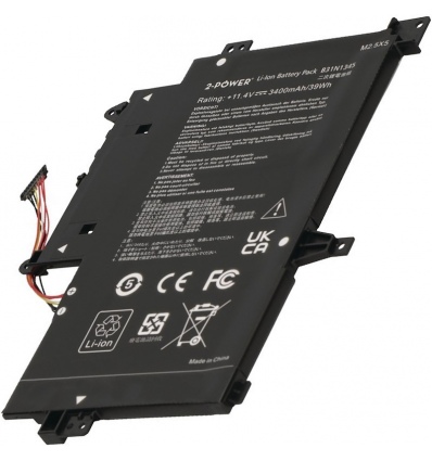 2-POWER Baterie 11,4V 3400mAh pro ASUS TP500LA, TP500LAB, TP500LAG, TP500LB