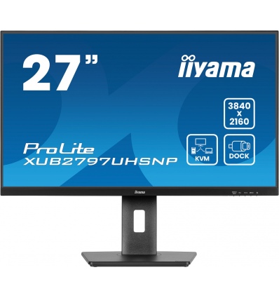 iiyama ProLite/XUB2797UHSNP-B1/27"/IPS/4K UHD/60Hz/4ms/Black/3R