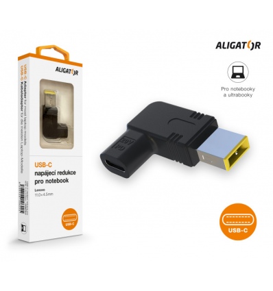 Aligator USB-C napájecí redukce 11 x 4,5 mm pro notebooky Lenovo