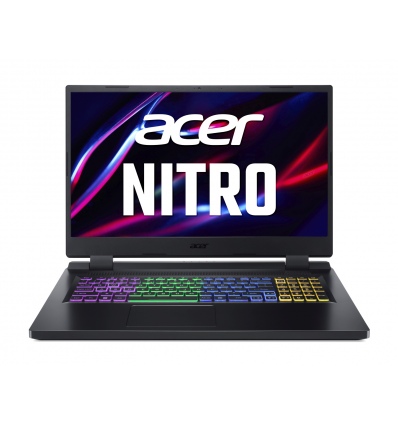 Acer NITRO 5/AN517-55/i5-12450H/17,3"/FHD/16GB/1TB SSD/RTX 4060/W11H/Black/2R