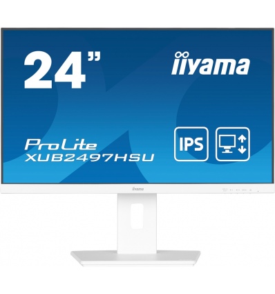 iiyama ProLite/XUB2497HSU-W2/23,8"/IPS/FHD/100Hz/1ms/White/3R