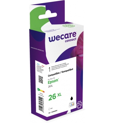 WECARE ARMOR ink kompatibilní s Epson XP510/520 T26214010, černá/black