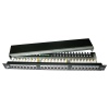 LYNX Patch panel 19", 24 portů, Cat6, stíněný, LYNX