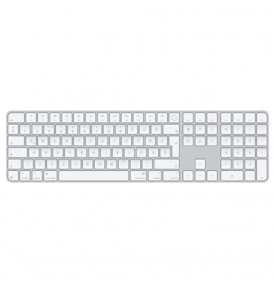 Apple Magic Keyboard Numeric Touch ID/Bezdrátová Bluetooth/HU layout/Bílá