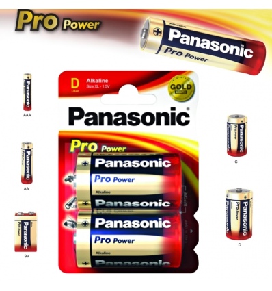 Alkalická baterie D Panasonic Pro Power LR20 2ks