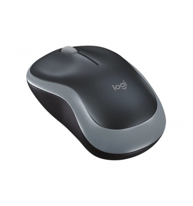 Logitech M185/Kancelářská/Optická/1 000 DPI/Bezdrátová USB/Šedá