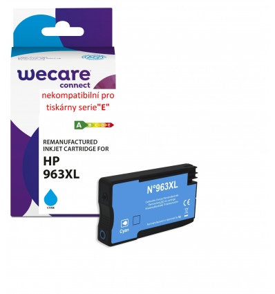 WECARE ARMOR ink pro HP 3JA27AE,(963XL), modrá/cyan