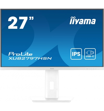 iiyama ProLite/XUB2797HSN-W2/27"/IPS/FHD/100Hz/1ms/White/3R