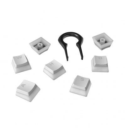 HP HyperX Pudding Keycaps US white