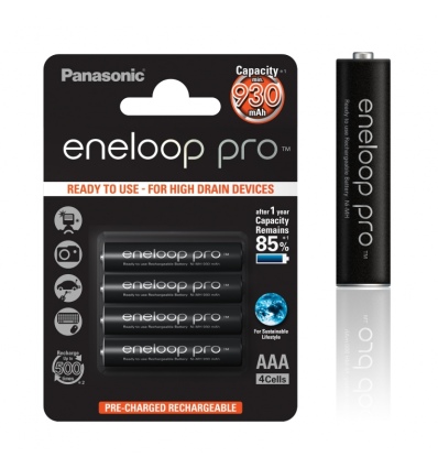 Panasonic Eneloop Pro AAA NiMH 1,2V 930mA BL4