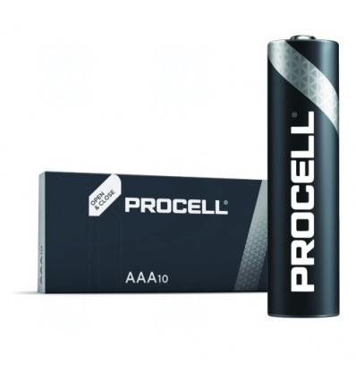 Baterie Duracell Procell AAA, LR03, mikrotužková, 1,5V, 10 ks