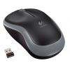 Logitech M185 nano/Kancelářská/Optická/1 000 DPI/Bezdrátová USB/Šedá